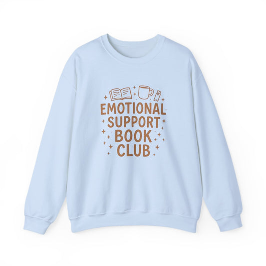 Emotional Support Book Club Design Image Sweatshirt - MagicMerchEmporium