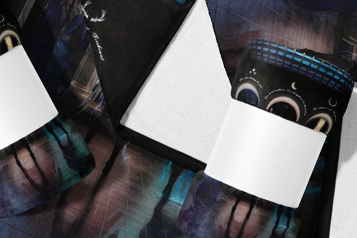 Stylish Artful Blues and Purples Design product