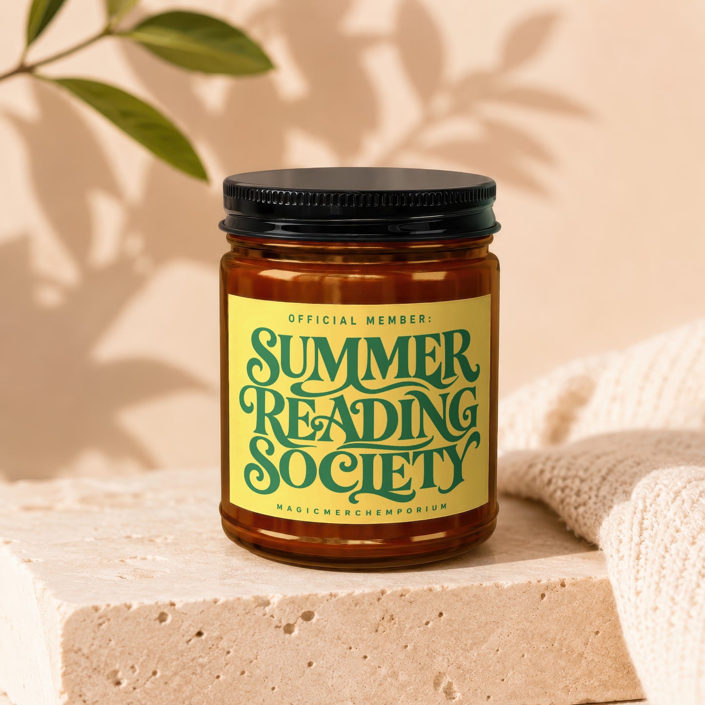 Society Reading Candle