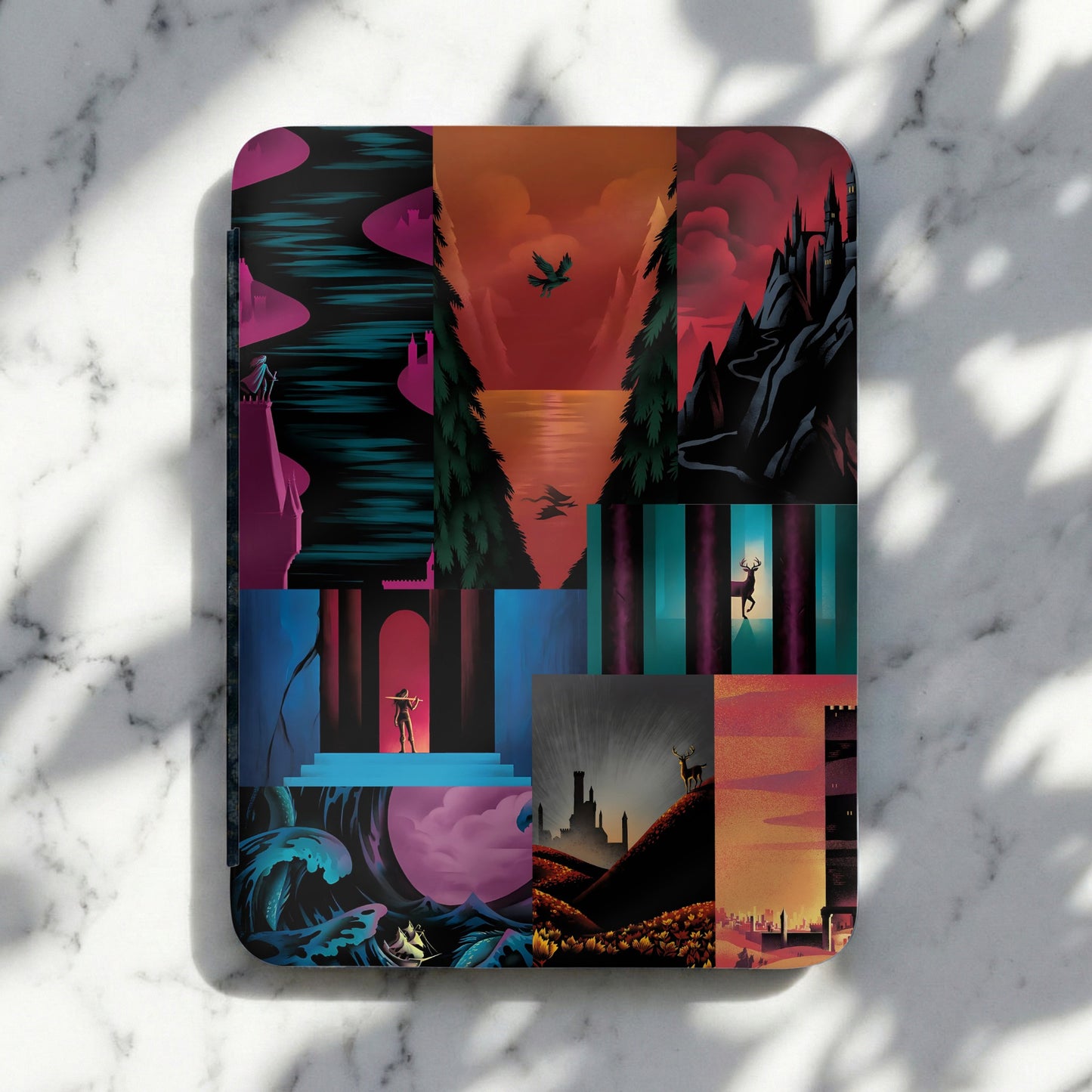 Fantasy Art Collage Vibrant Mythical Landscapes product type
