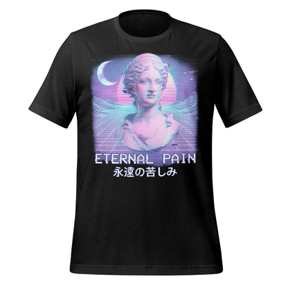 Eternal Pain Vaporwave Bust with Moon Graphic Shirt
