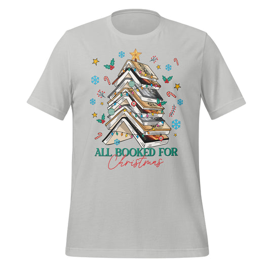 All Booked for Christmas T-shirt