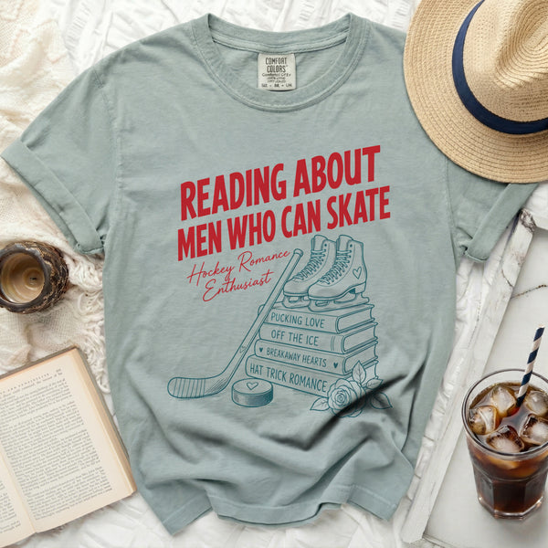 Men Who Can Skate Tee in Bay