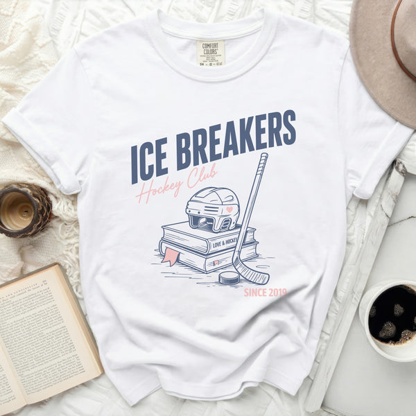 Ice Breakers Hockey Club Tee in White