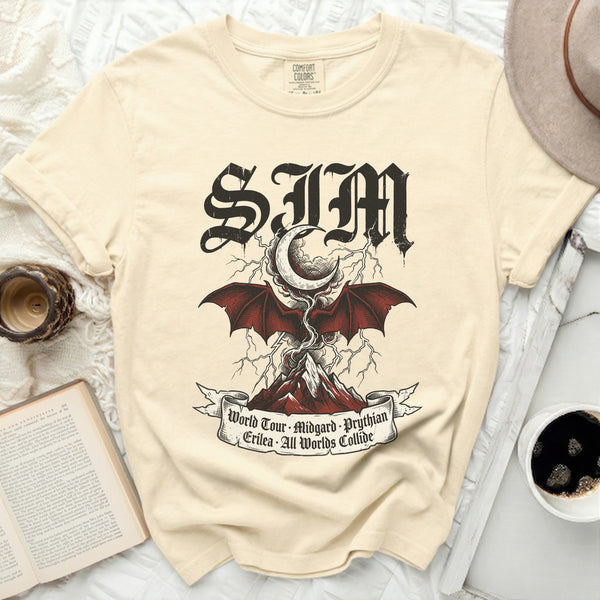 SJM Worlds Collide Tee in Ivory