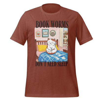 Book Worms Don't Need Sleep Graphic T-Shirt
