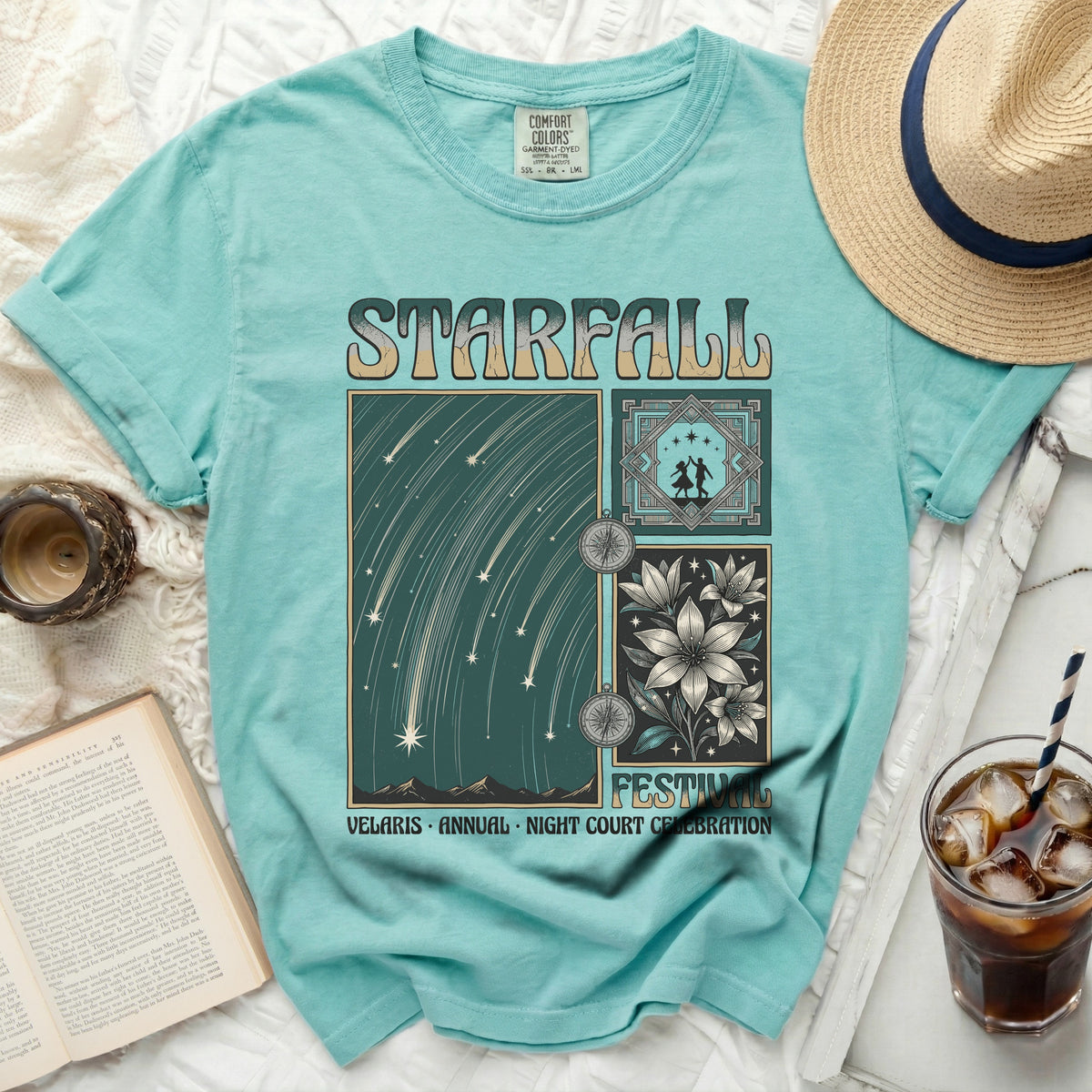 Starfall Festival Velaris Annual Night Court Celebration t-shirt.