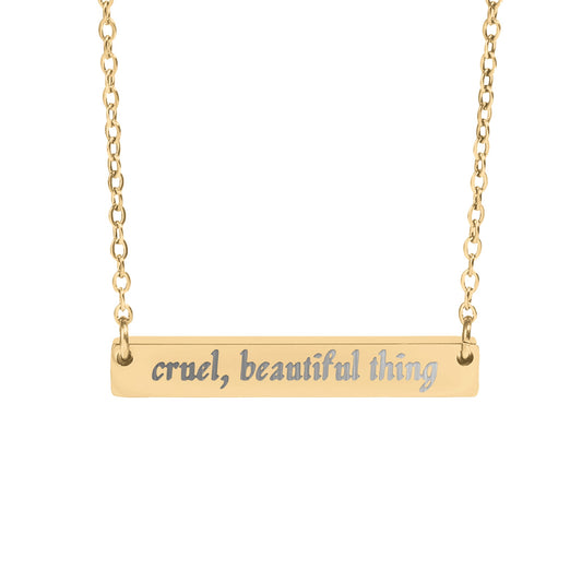 Cruel Beautiful Thing Necklace - MagicMerchEmporium
