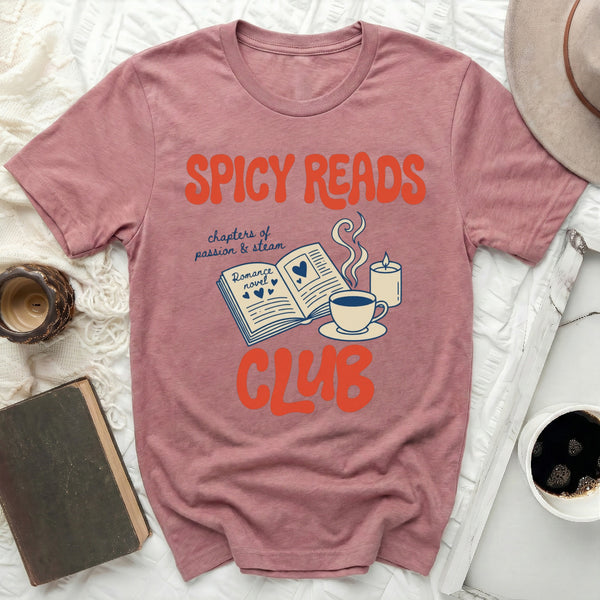 Passion & Steam Club Tee in Heather Mauve