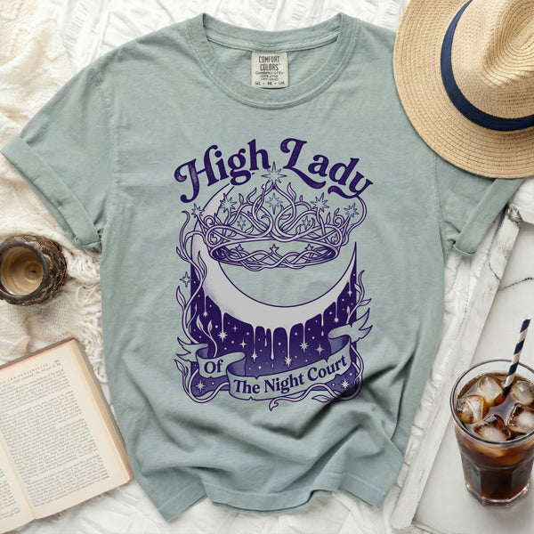 Night Court High Lady Tee in Bay