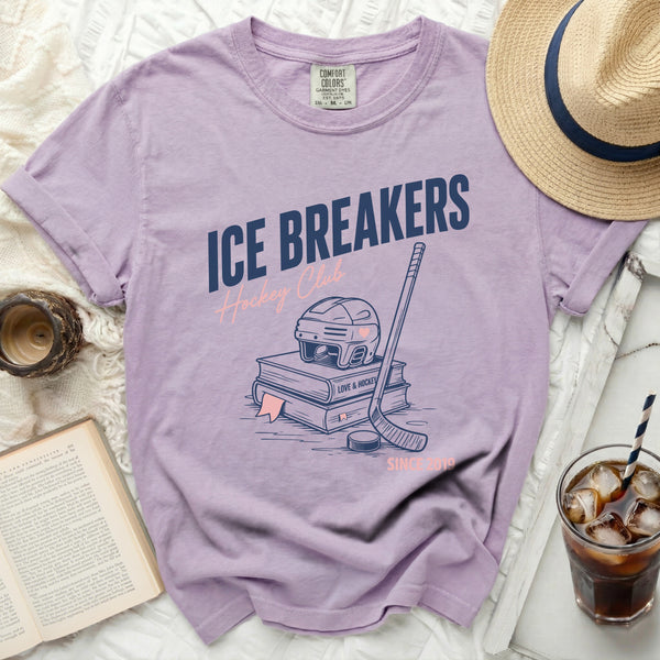 Ice Breakers Hockey Club Tee in Orchid