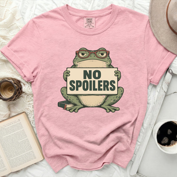 No Spoilers Frog Tee in Blossom