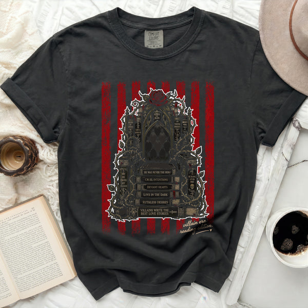 Villain Era Reading Edition Tee in Black
