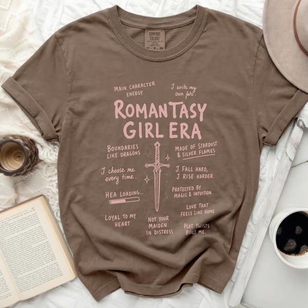 Romantasy Girl Era Tee in Espresso