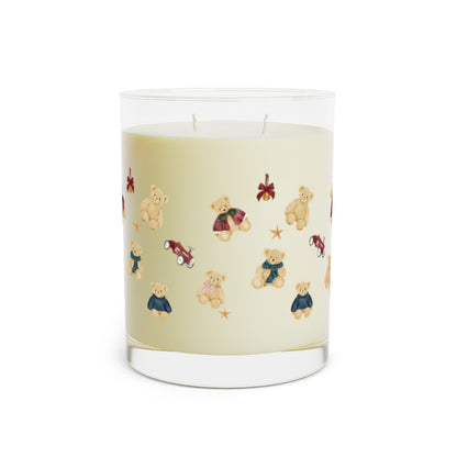Charming Teddy Bears and Toy Cars Candle