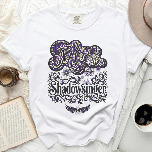 Enigmatic Shadowsinger Tee in White