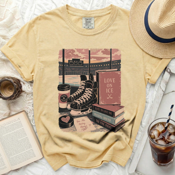 You. Me. Hockey. Always. Tee in Butter