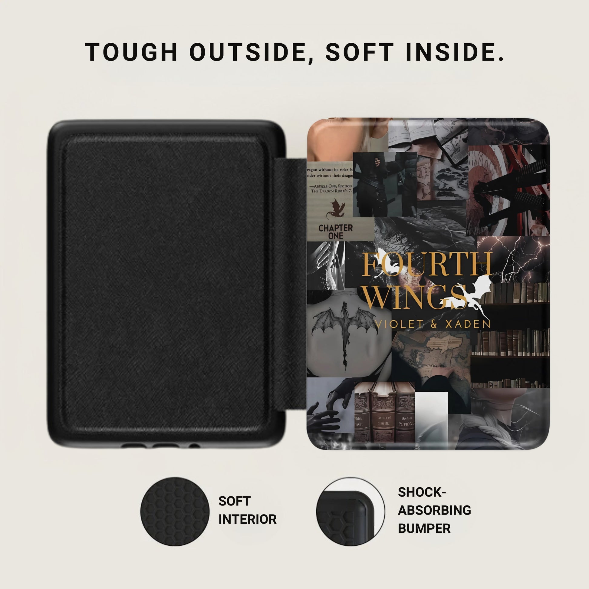 Fourth Wings Violet & Xaden Tough Outside Soft Inside product type
