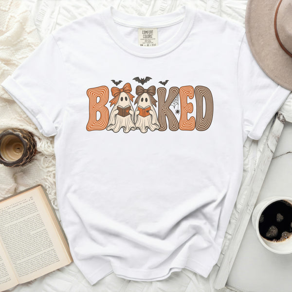 Booked Ghost Reader Tee in White