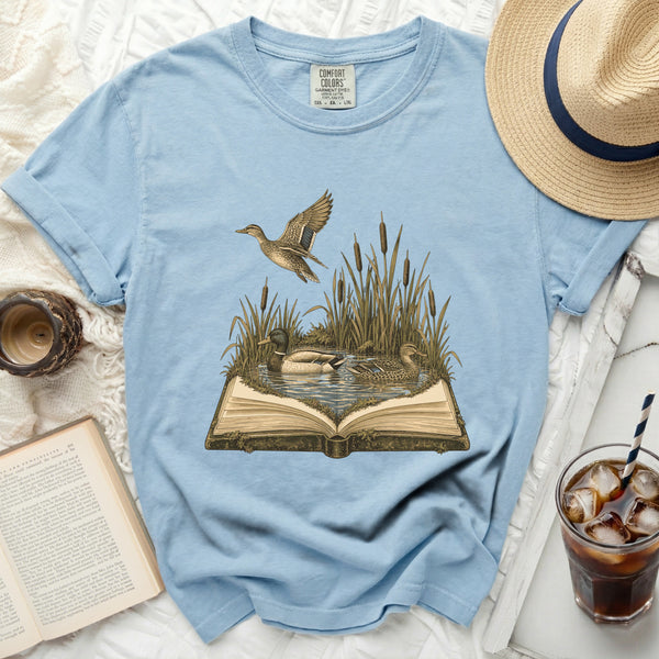 Storybook Mallard Tee in Chambray