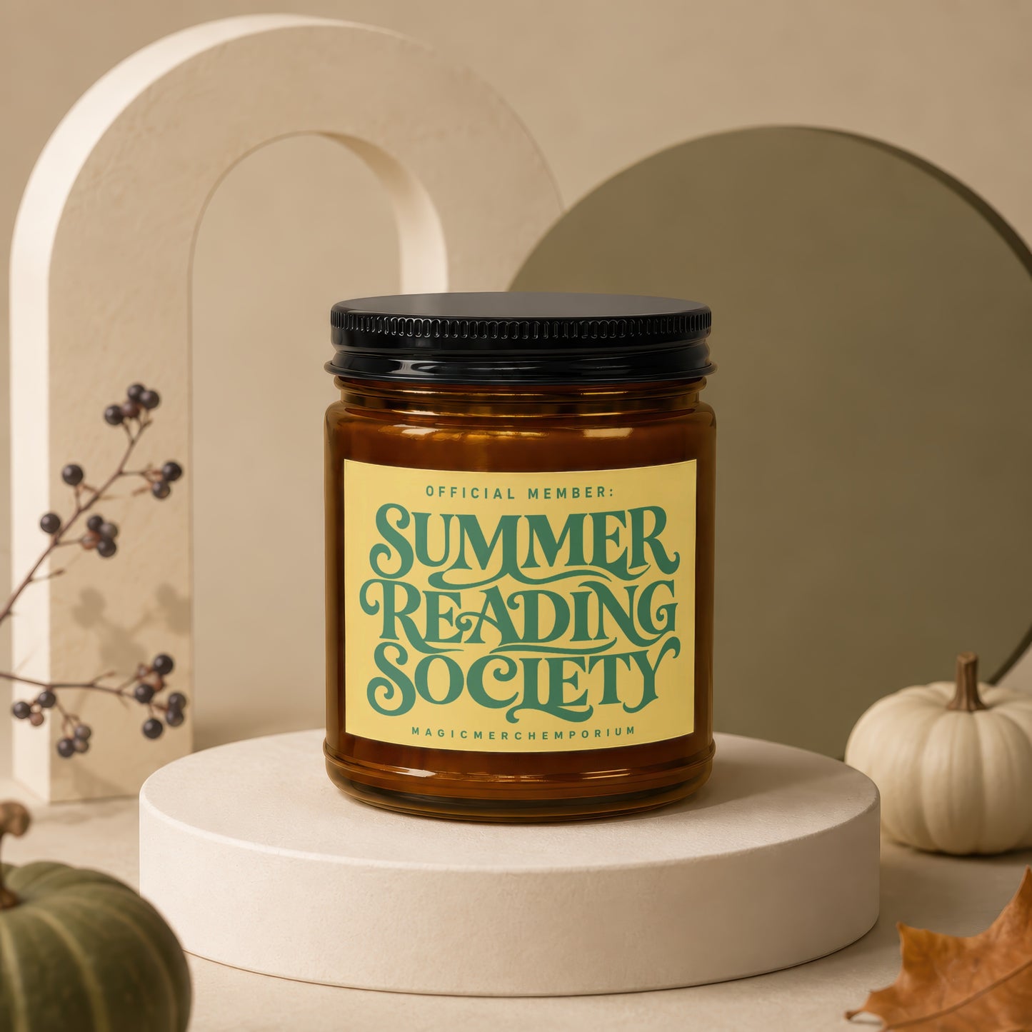 Society Reading Candle