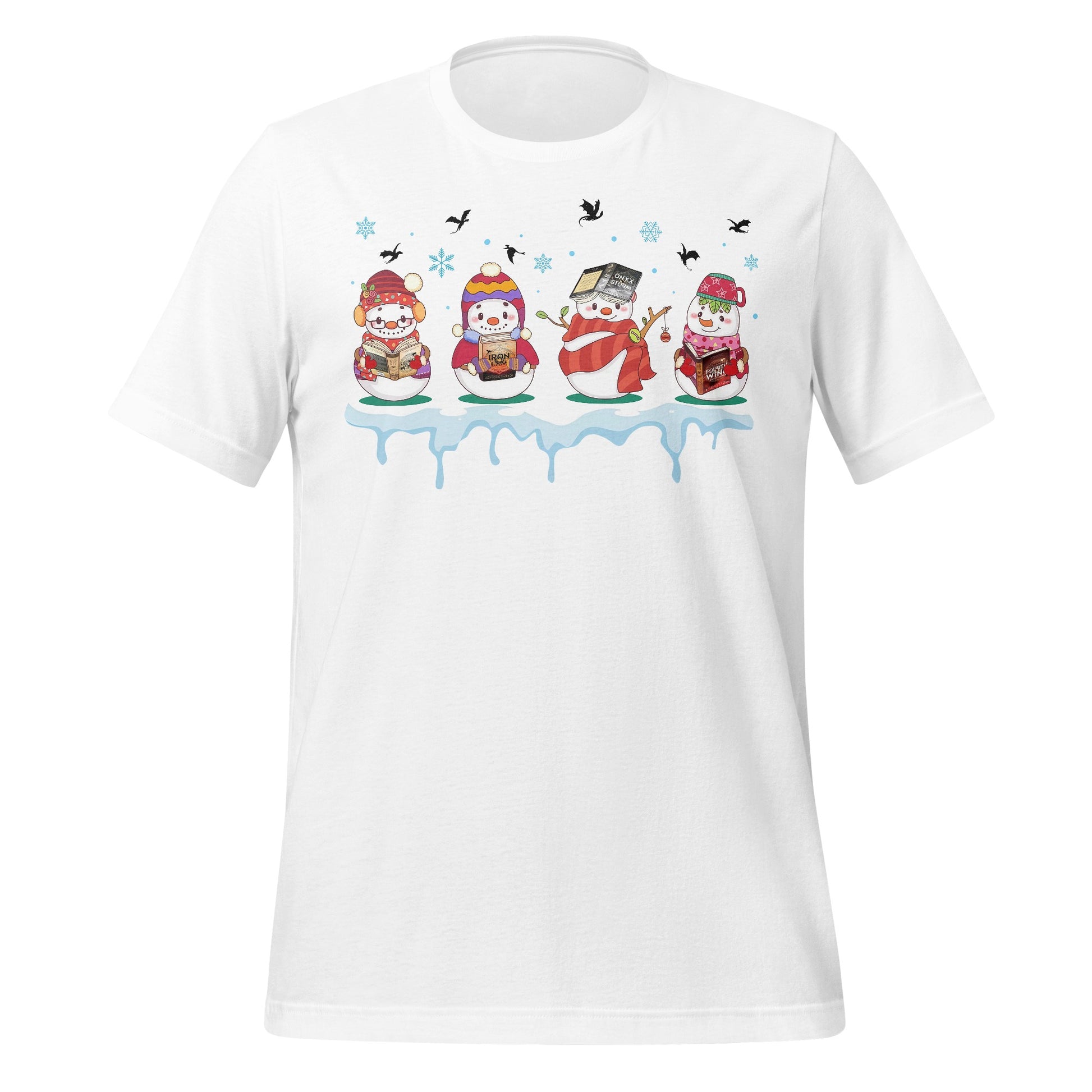 Festive Snowman Family Holiday Winter Graphic Shirt