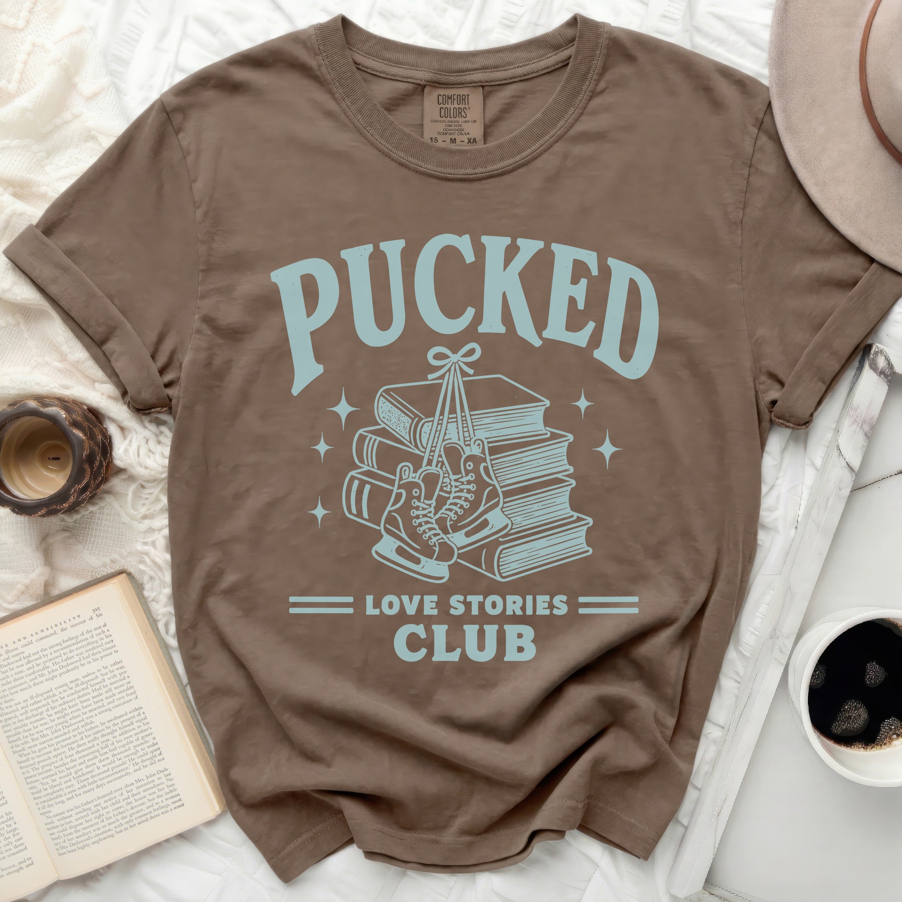 Brown t-shirt with 