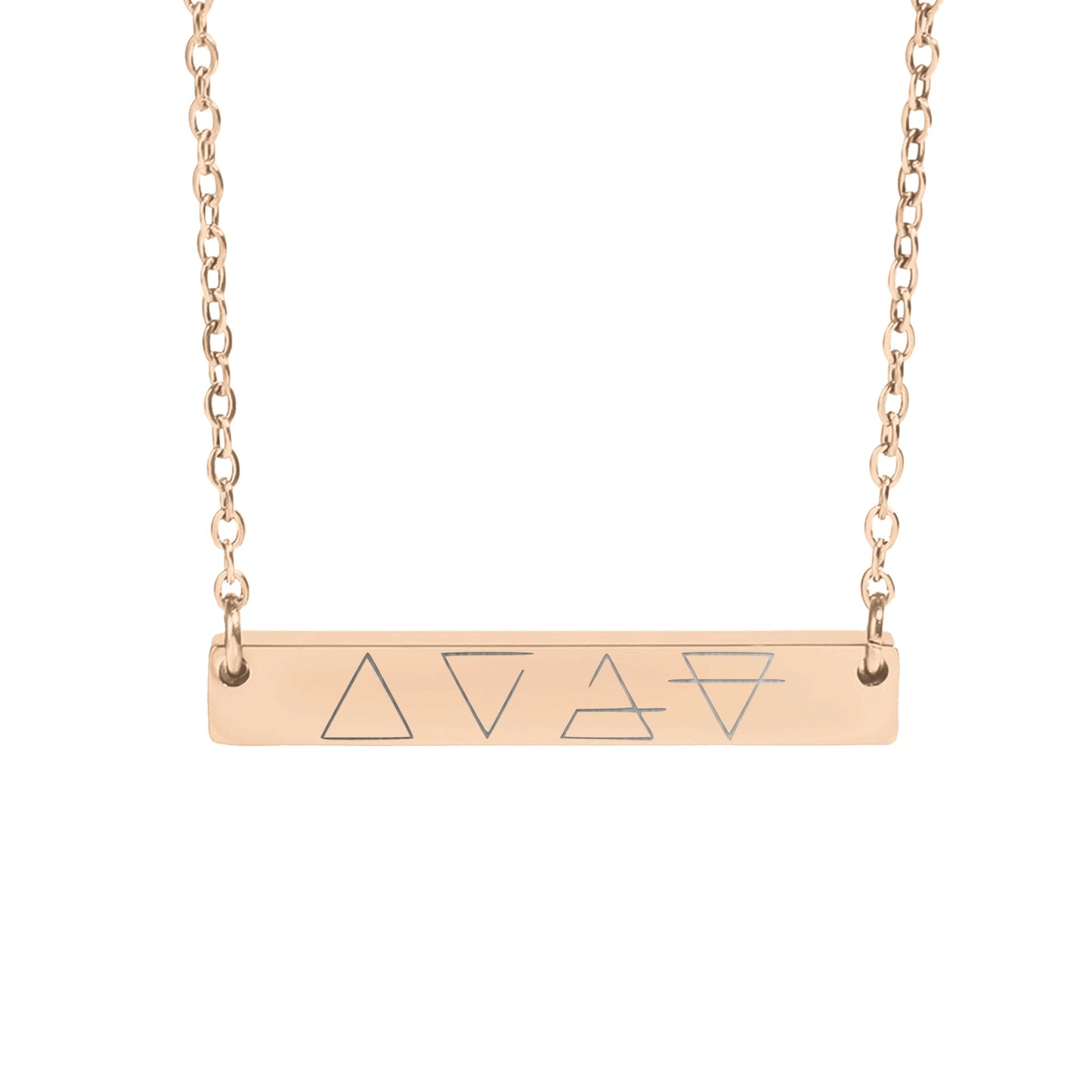 Minimalist Geometric Design Bar Necklace for Stylish Look