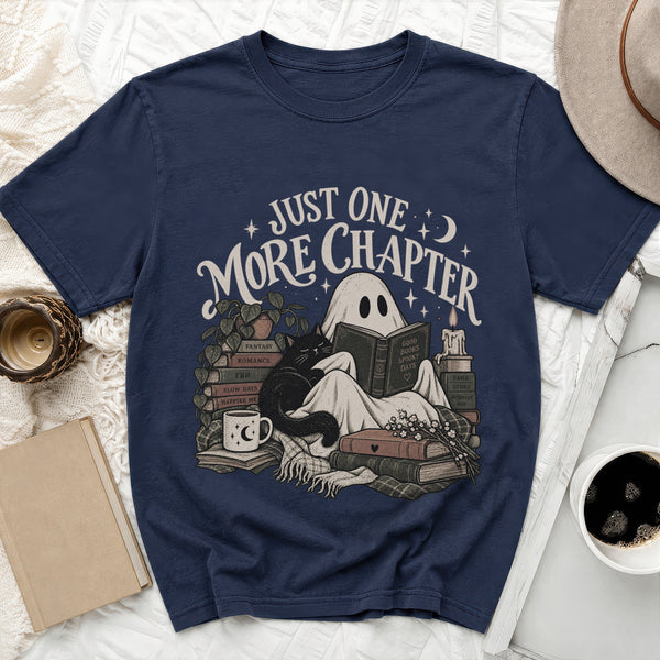 Sleepy One More Chapter Tee in True Navy