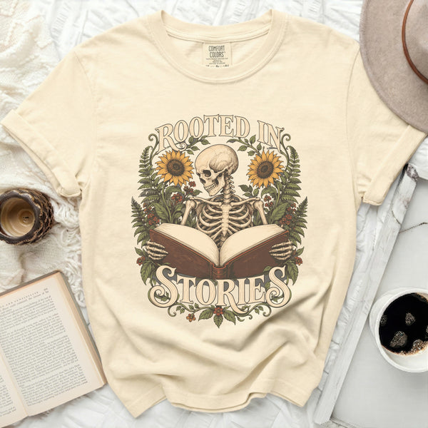 Rooted In Stories Tee in Ivory