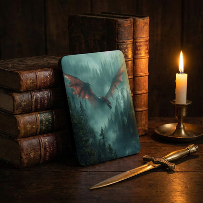 Mythic Dragon Misty Forest Fantasy Scene product type