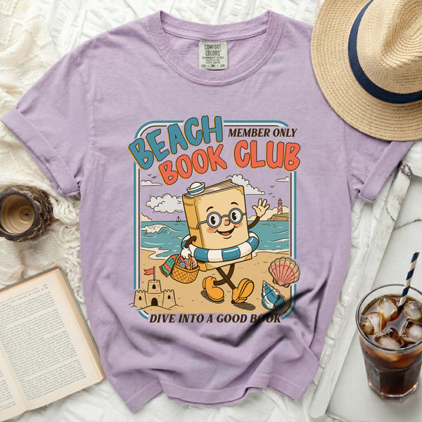 Beach Book Club Member Tee in Orchid