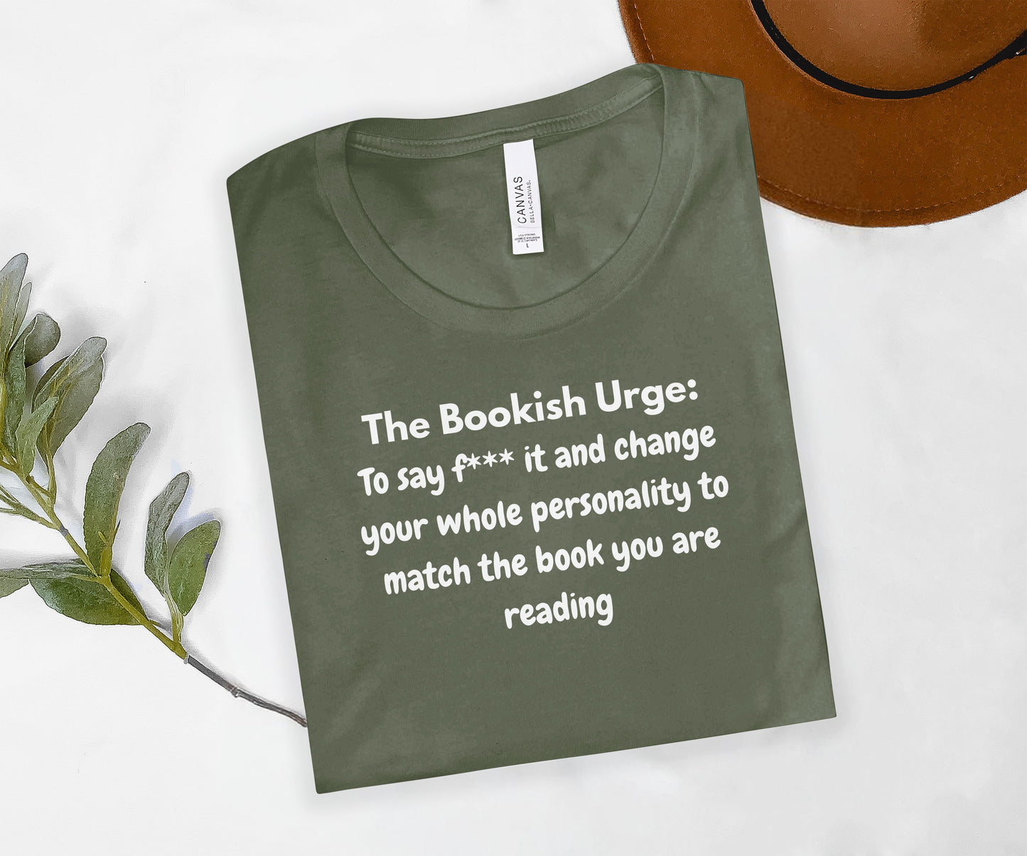 The Bookish Urge Change Your Personality Reading T-shirt