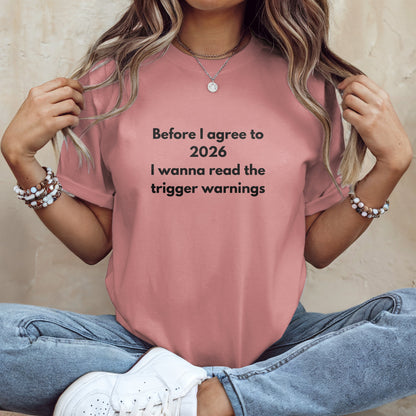 Before I agree to 2026 I wanna read trigger warnings product
