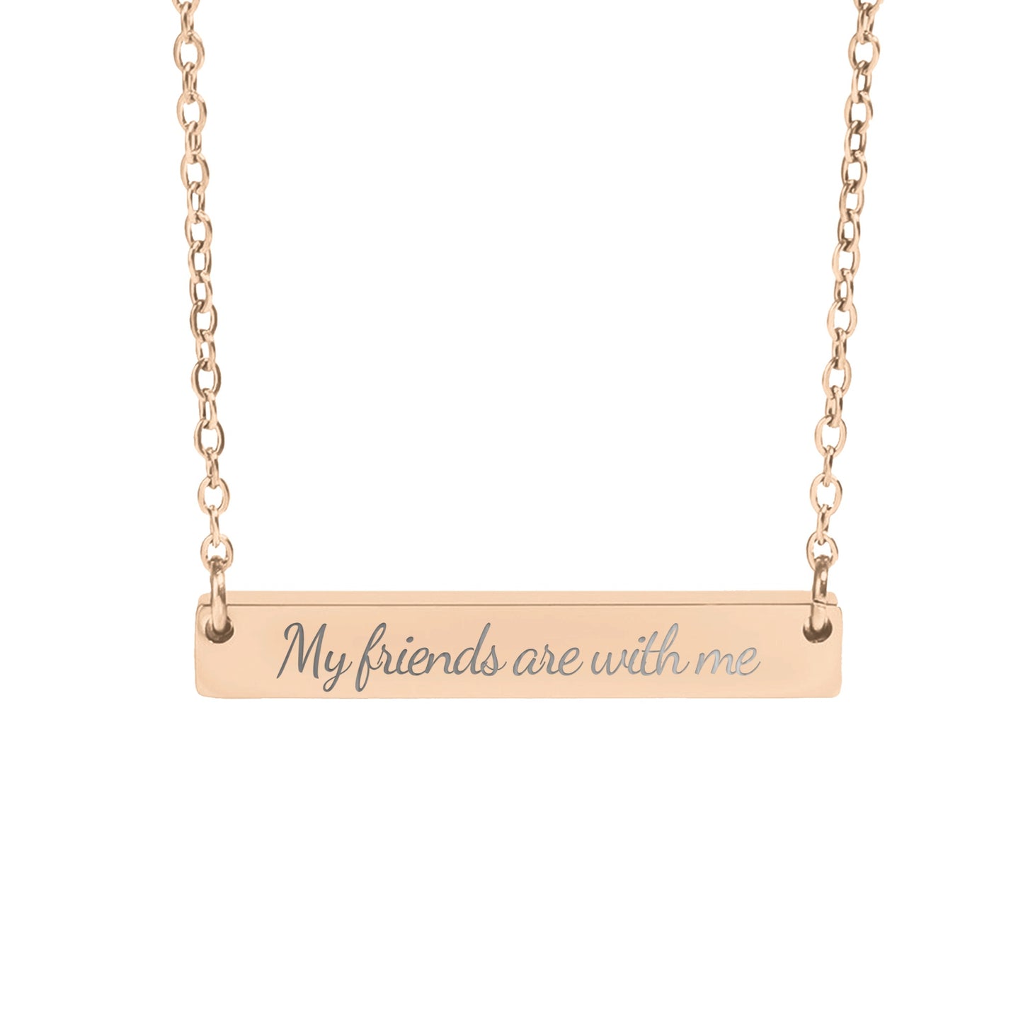 My Friends Are With Me Necklace - MagicMerchEmporium