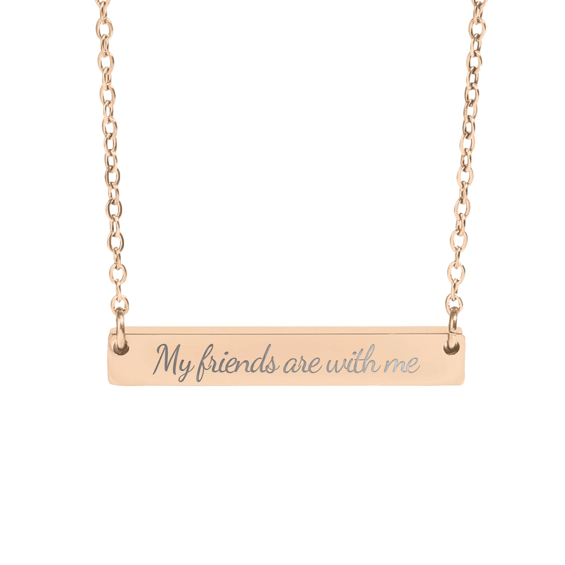 My Friends Are With Me Necklace - MagicMerchEmporium
