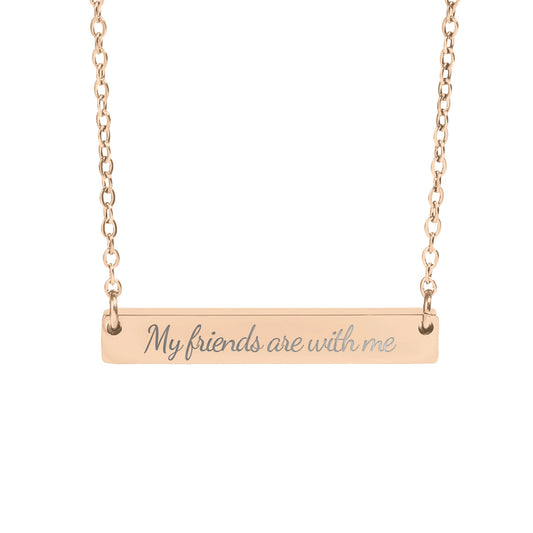 My Friends Are With Me Necklace - MagicMerchEmporium