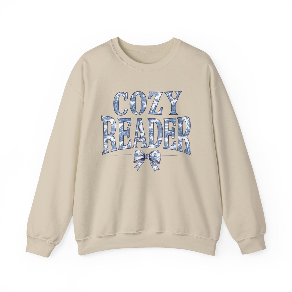 Cozy Reader Graphic Sweatshirt Fashionable Tops
