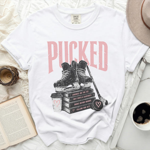 The Pucked Romance Story Tee in White