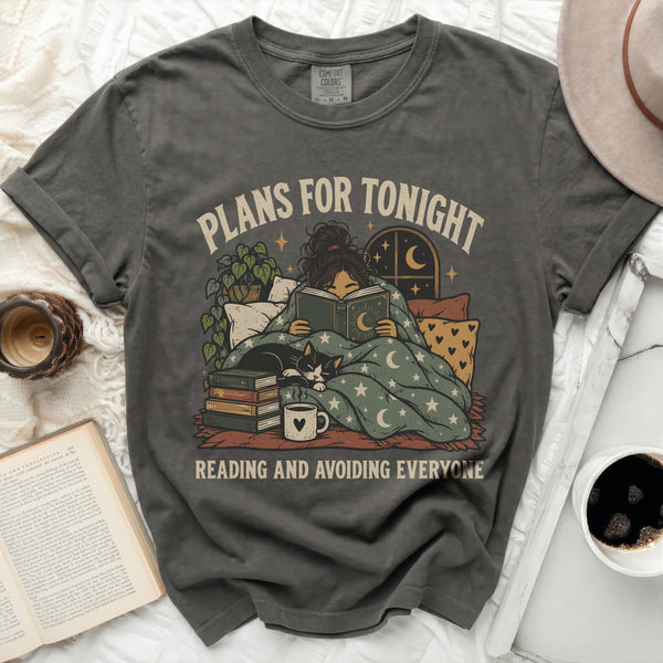 Plans For Tonight Tee in Pepper