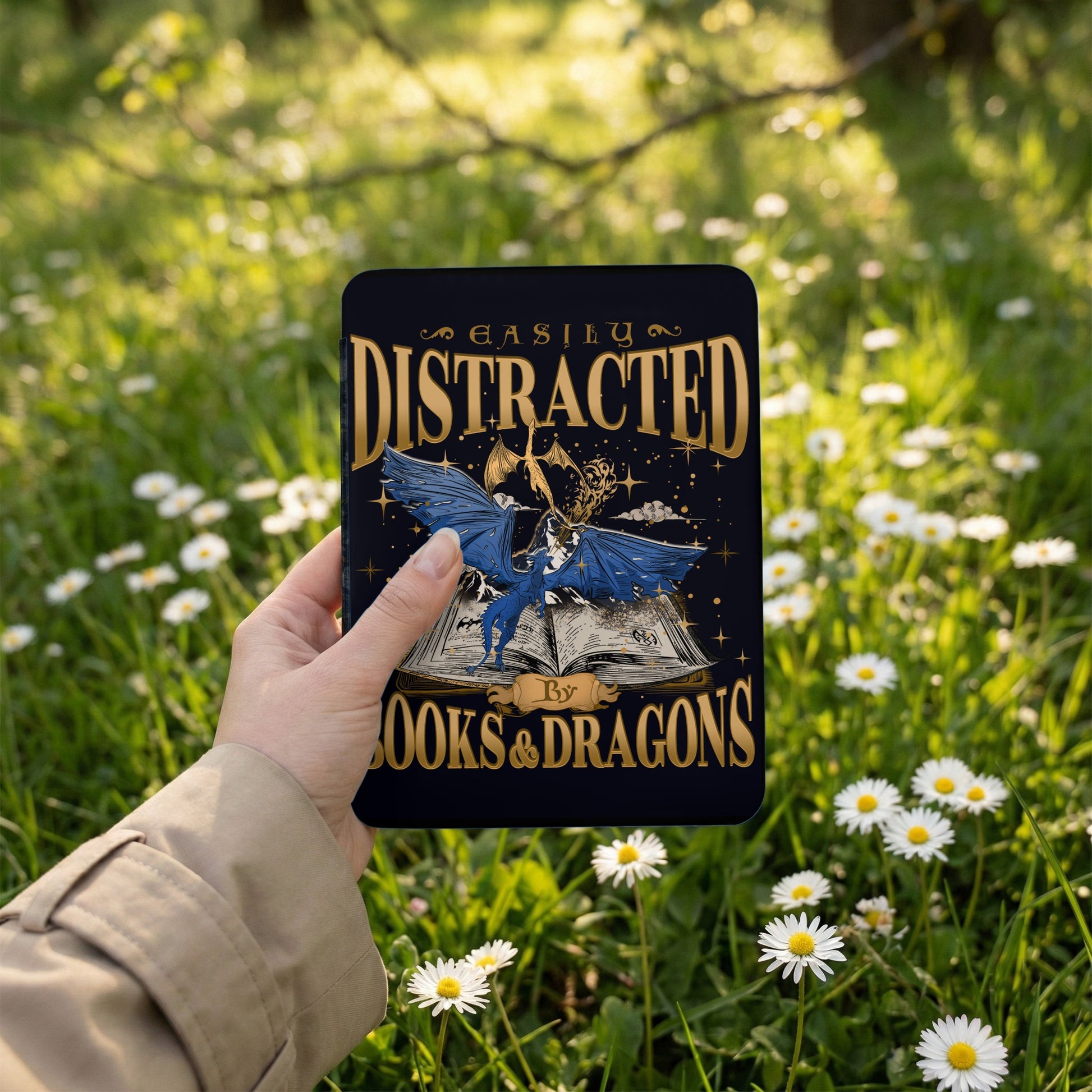 EASILY DISTRACTED By BOOKS & DRAGONS product type