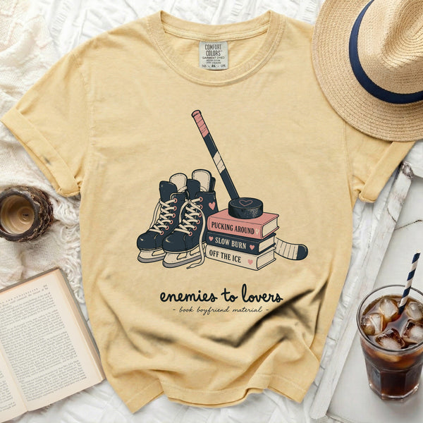 Puck & Pages Romance Tee in Butter