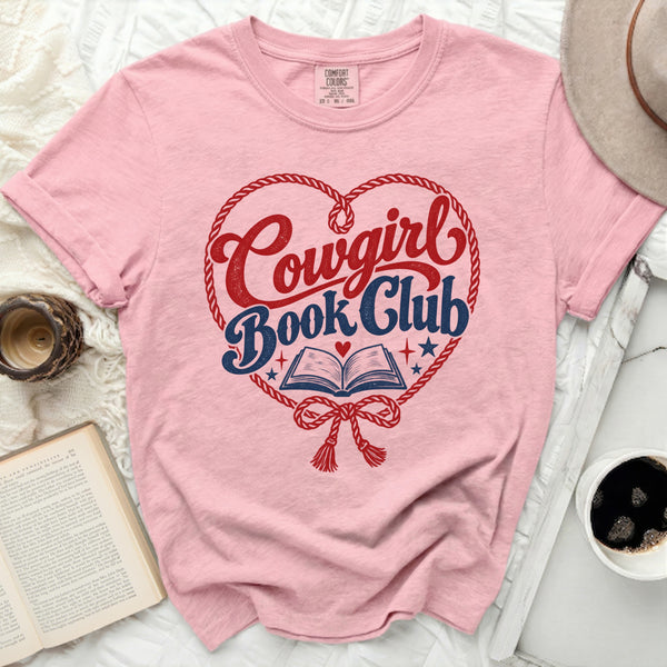Cowgirl Book Club Chapter Tee in Blossom