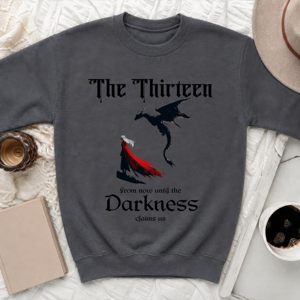 Darkness Claims Us Sweatshirt in Dark Heather