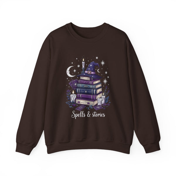 Spells Stories Sweatshirt in Dark Chocolate