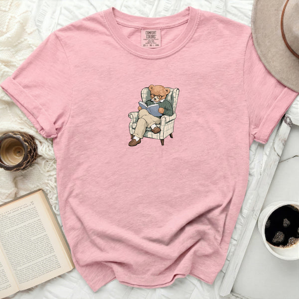 Reading Bear Tee in Blossom