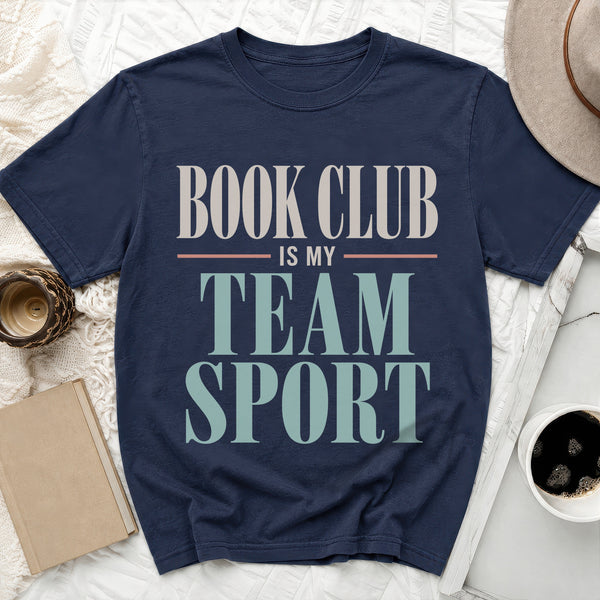 Book Club Team Sport Tee in True Navy