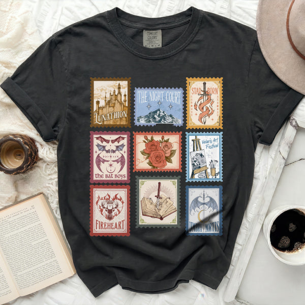 Maas Fandom Stamp Tee in Black