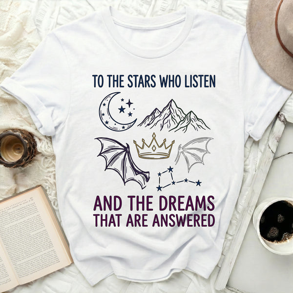 WHO LISTEN Tee in White