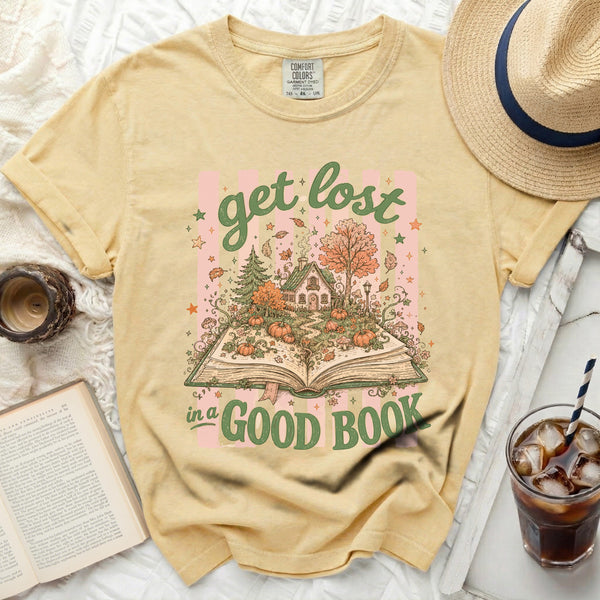 Autumn Storybook Tee in Butter